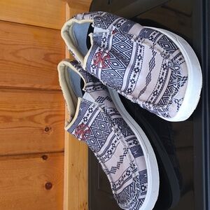 Men's Hooey Twisted X Slip on aztec shoes